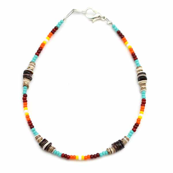 Bead & Heishi Anklet or Wrist Bracelet