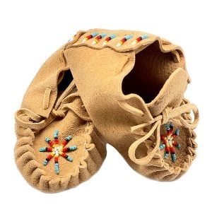 Child Size Leather Moccasin (click for colors available)