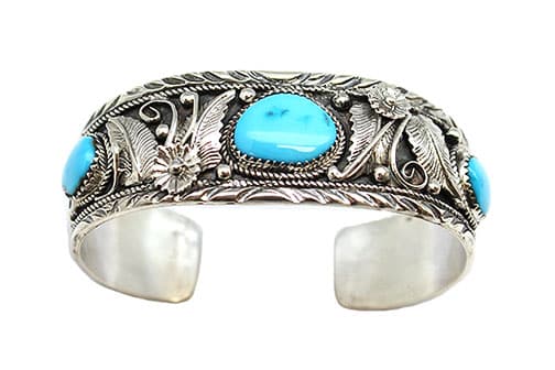 Turquoise Leaves Bracelet