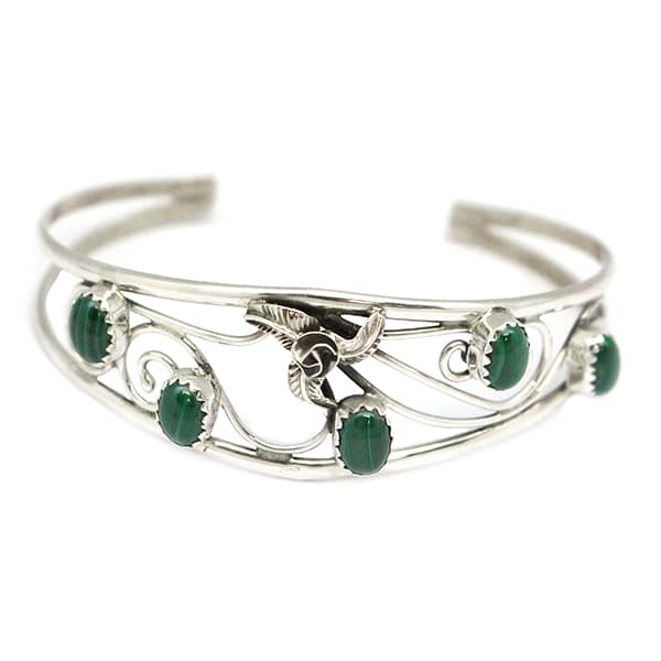 Malachite Swirl Bracelet (click for other colors available)