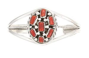 Coral Cluster Bracelet