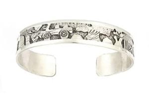 All Silver Storyteller Bracelet (click for scenes available)
