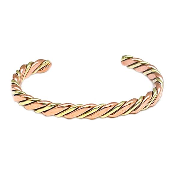 Copper & Brass Twist Bracelet