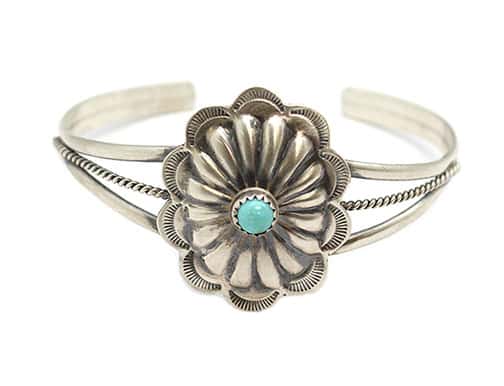 Turquoise Concho Bracelet