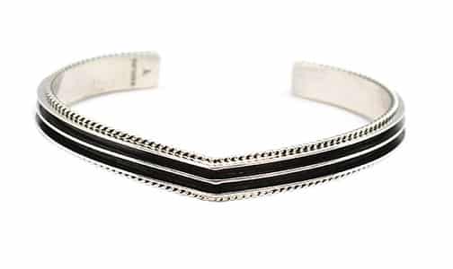 Silver Groove Bracelet