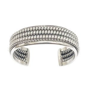 3 Silver Coil Bracelet