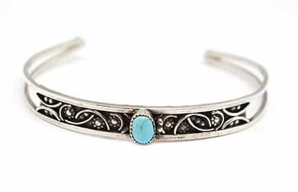 Turquoise Filigree Bracelet