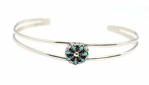 Pettipoint Turquoise Bracelet