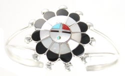 Inlay Sun Face Bracelet