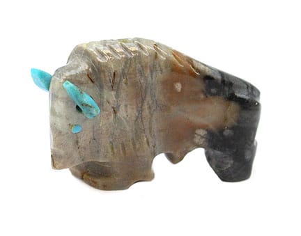 Carved Buffalo Fetish