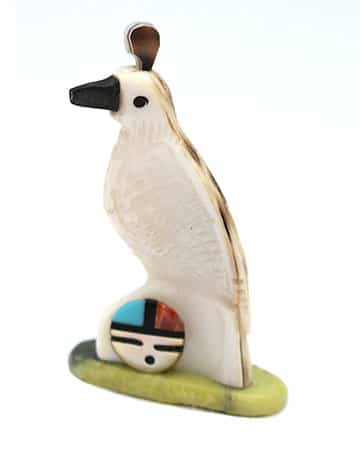 Quail Carved Fetish