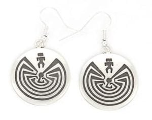 Man In The Maze Earrings