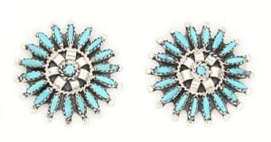 Cluster Turquoise Earrings