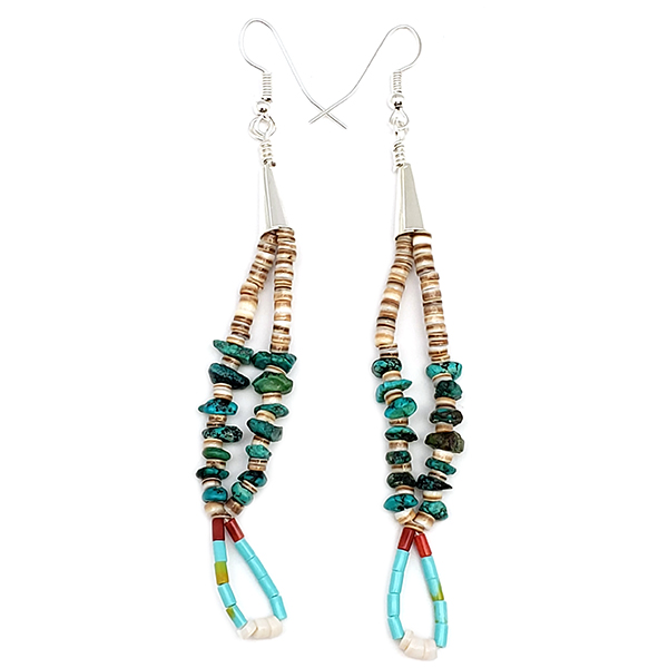 Turquoise Nugget Earrings