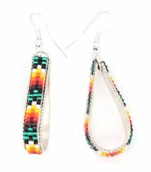 Sterling Silver Beaded Earrings