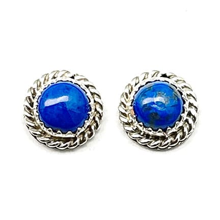 Lapis Post Earring