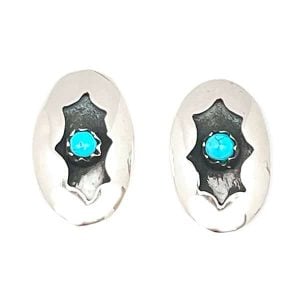 Turquoise Shadow Box Earrings