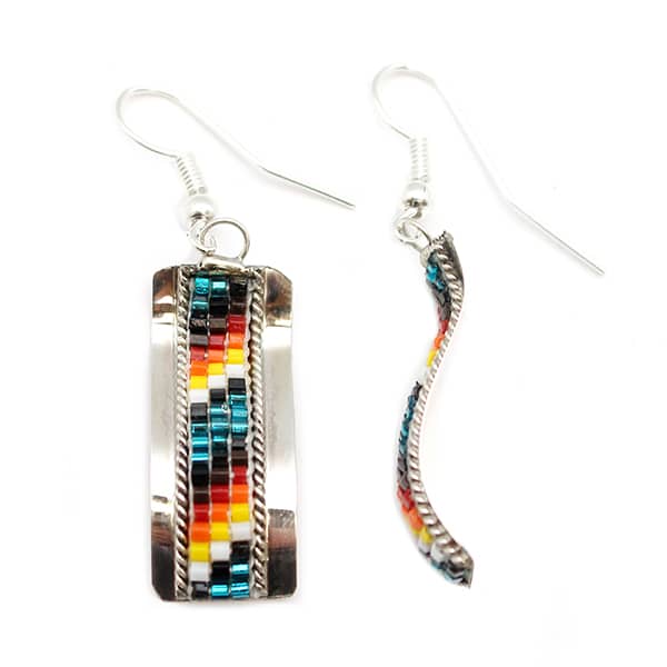 Beaded Wave Earring
