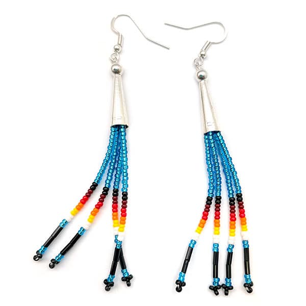 Beaded Dangle Earring (click for main colors available)