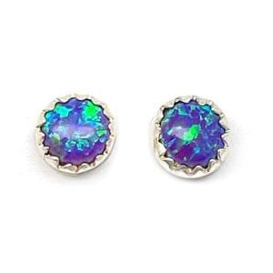 Opal Stud Earrings (click for colors available)