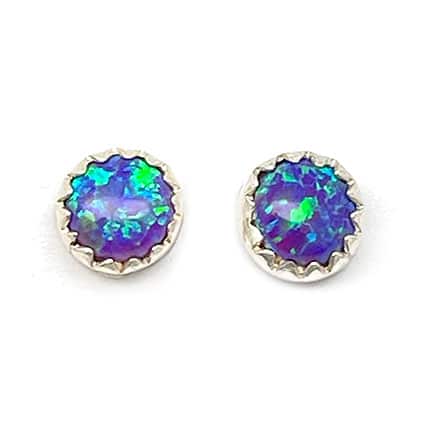 Opal Stud Earrings (click for colors available)