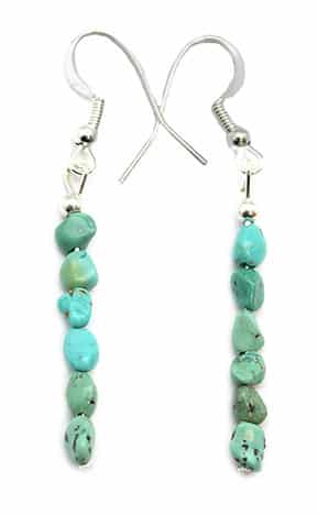 Turquoise Nugget Earring