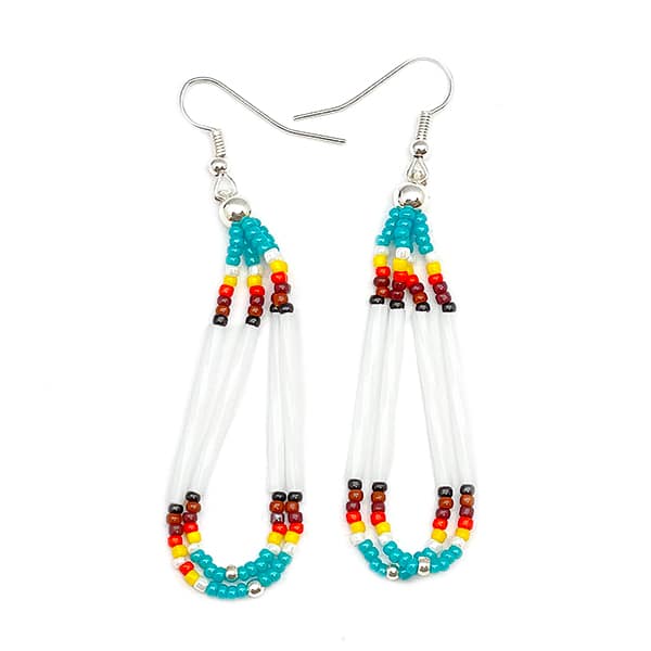 Beaded Loop Earrings