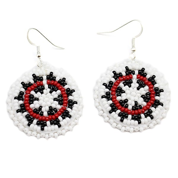 Beaded Basket Earring