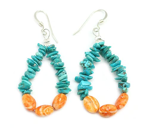 Turquoise & Spiny Earring