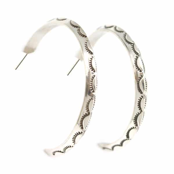 Silver Hoop Earrings