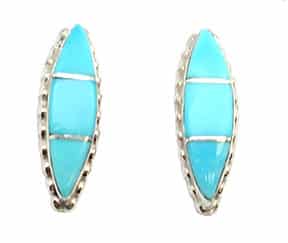 Turquoise Inlay Earring