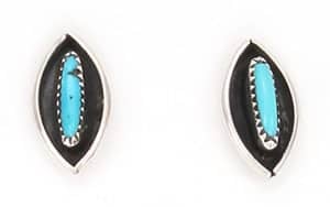Small Turquoise Post Earrings