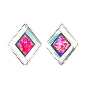 Inlay Diamond Earrings