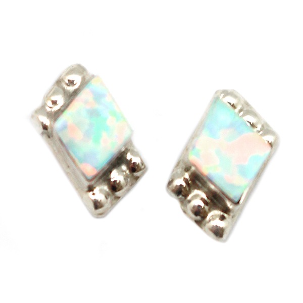 Small Post Opal Earrings ( click for available colors)