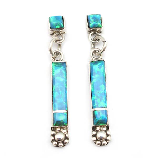 Opal Inlay Earrings