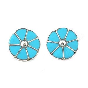 Inlay Flower Earring