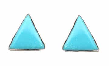 Triangle Turquoise Earring