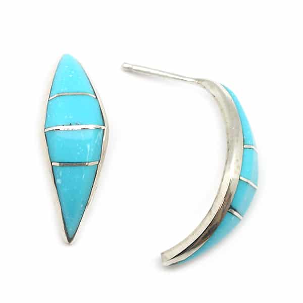 Zuni Inlay Earring (Click for options available) - Image 2