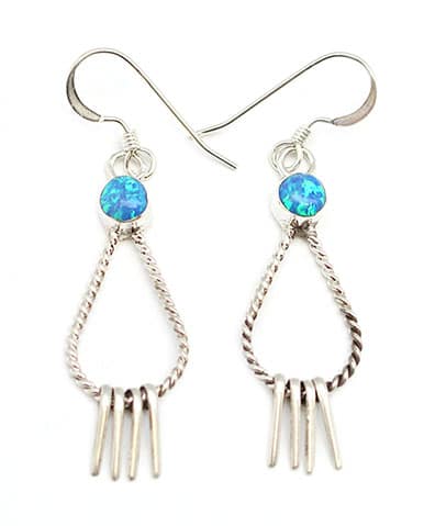 Opal Dangle Earrings