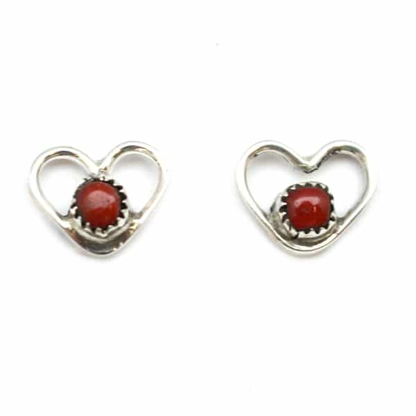 Small Turquoise Heart Earring(Click for other colors available)