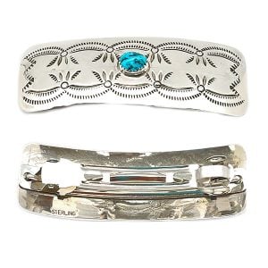 Hair Barrette with Turquoise