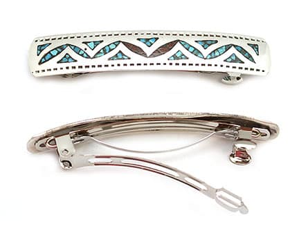 Chip Inlay Barrette