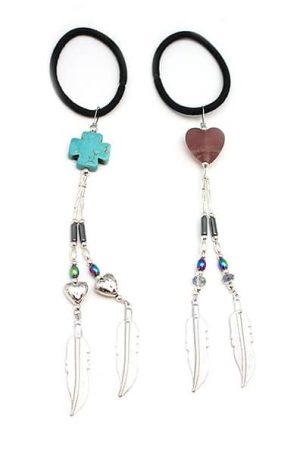 Hair Tie or Rear View Mirror Decor