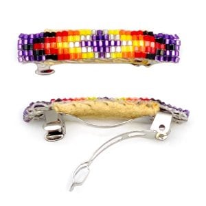 Beaded Baby Hair Barrettes (click for main colors available)