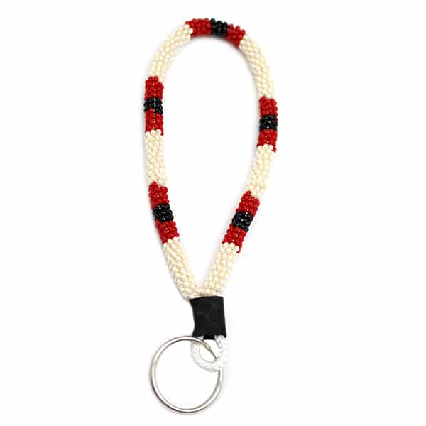 Beaded Wristlet Key Ring