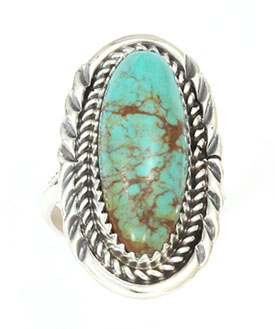 Oval Turquoise Ladies Ring (click for sizes available)