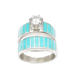 CZ Women's Wedding Band Ring