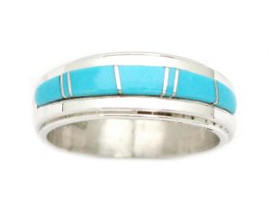 Turquoise Inlay Ring (click for sizes available)