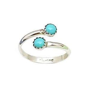 Turquoise Adjustable Ladies Ring (click for size ranges available)