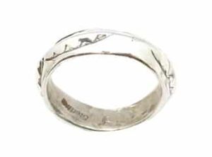 Silver Tri Wire Band